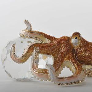 Crystal Apple with an Octopus