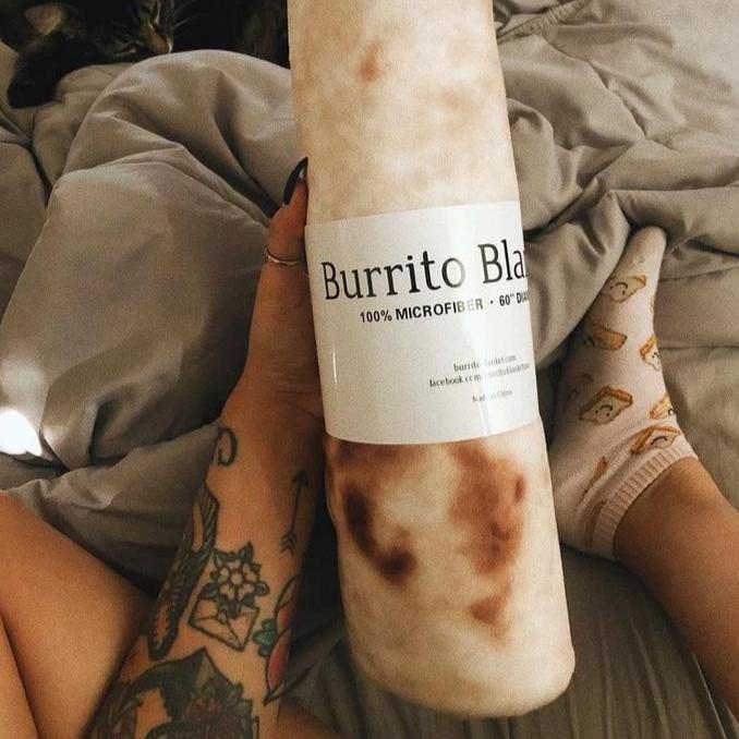 Super Soft Round Shape Burrito Blanket - bedding - 99fab.com