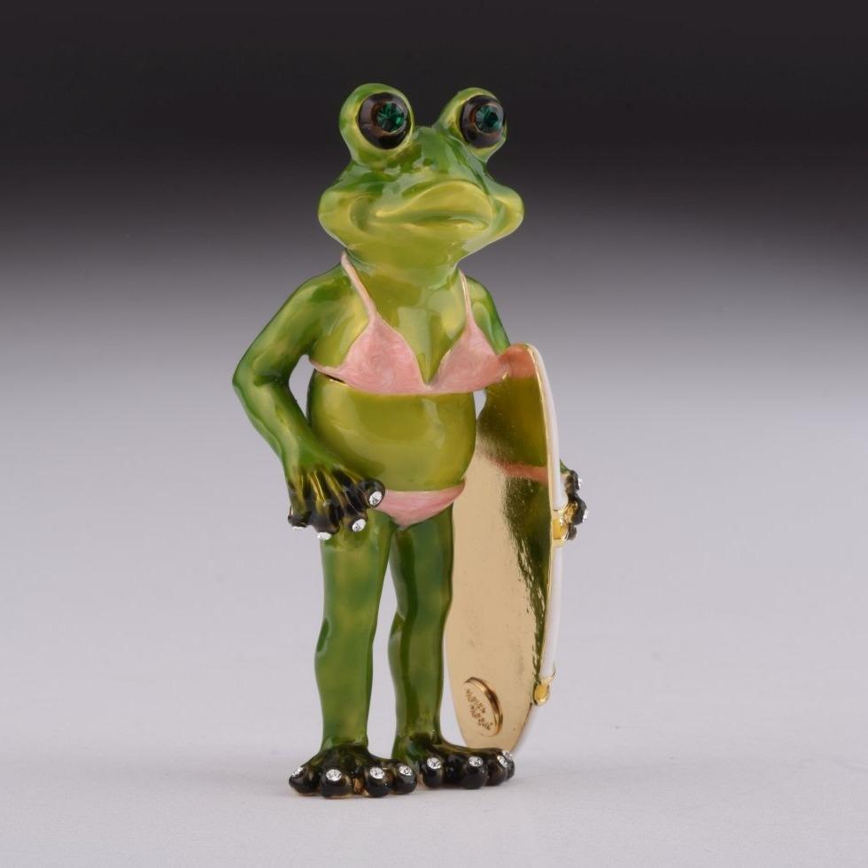 Frog Holding a Surfboard - 99fab 