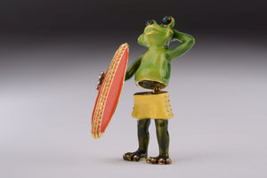 Frog Holding a Surfboard