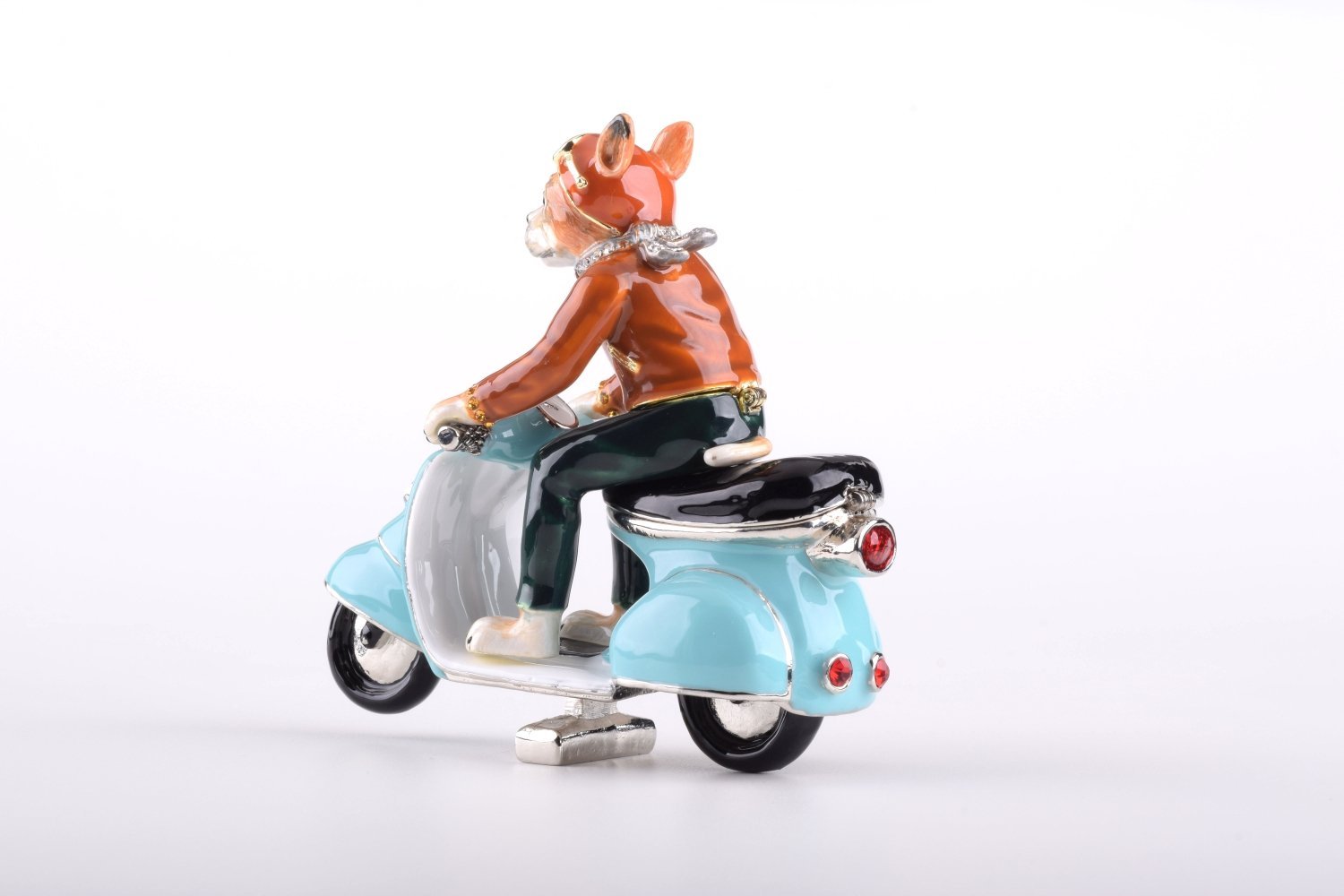 Dog on Vespa