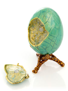Turquoise Faberge Egg-4