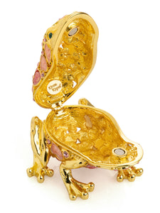 Golden Frog with Hearts-6