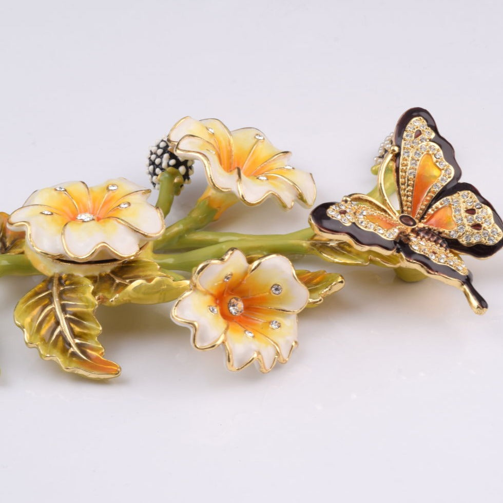 Black & Orange Butterfly on Flowers - 99fab 