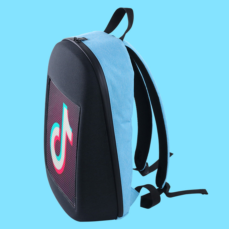 WIFI Version Smart LED Dynamic Waterproof Backpack - gadget - 99fab.com