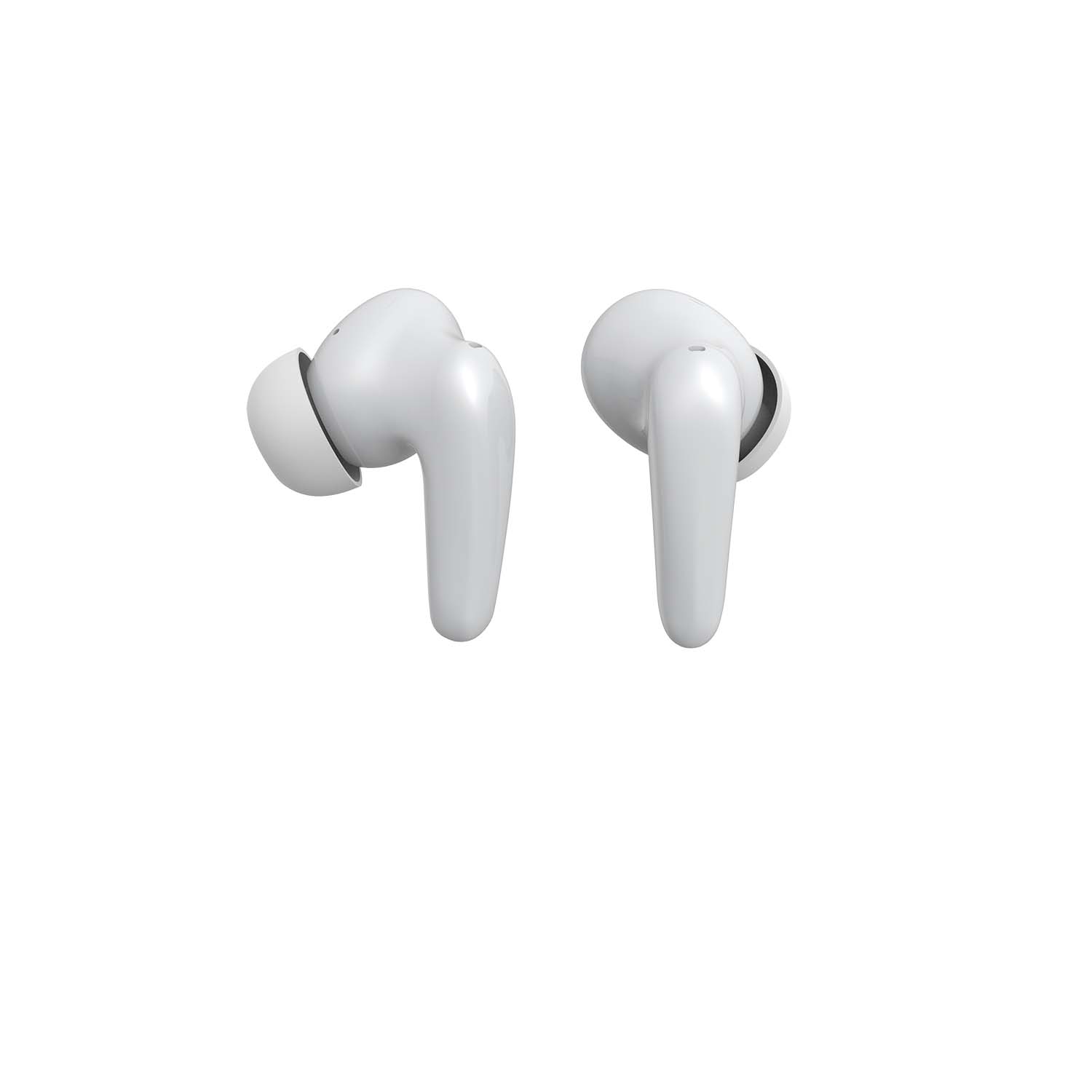 AIR Focus ANC Pearl White and Rose Gold Active Noise Cancelling Earbuds (In Ear Wireless Headphones)