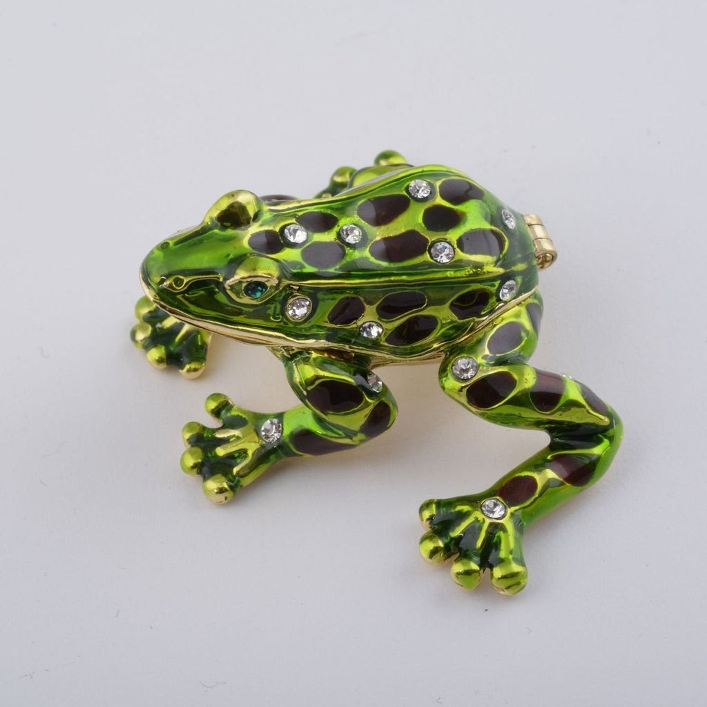 Green Black Spotted Frog-0