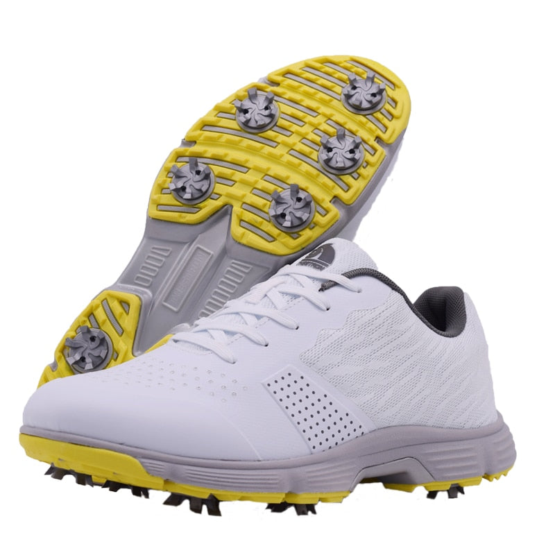 Men Waterproof Golf Shoes Spikes Golfing Anti Slip Sneaker for Men