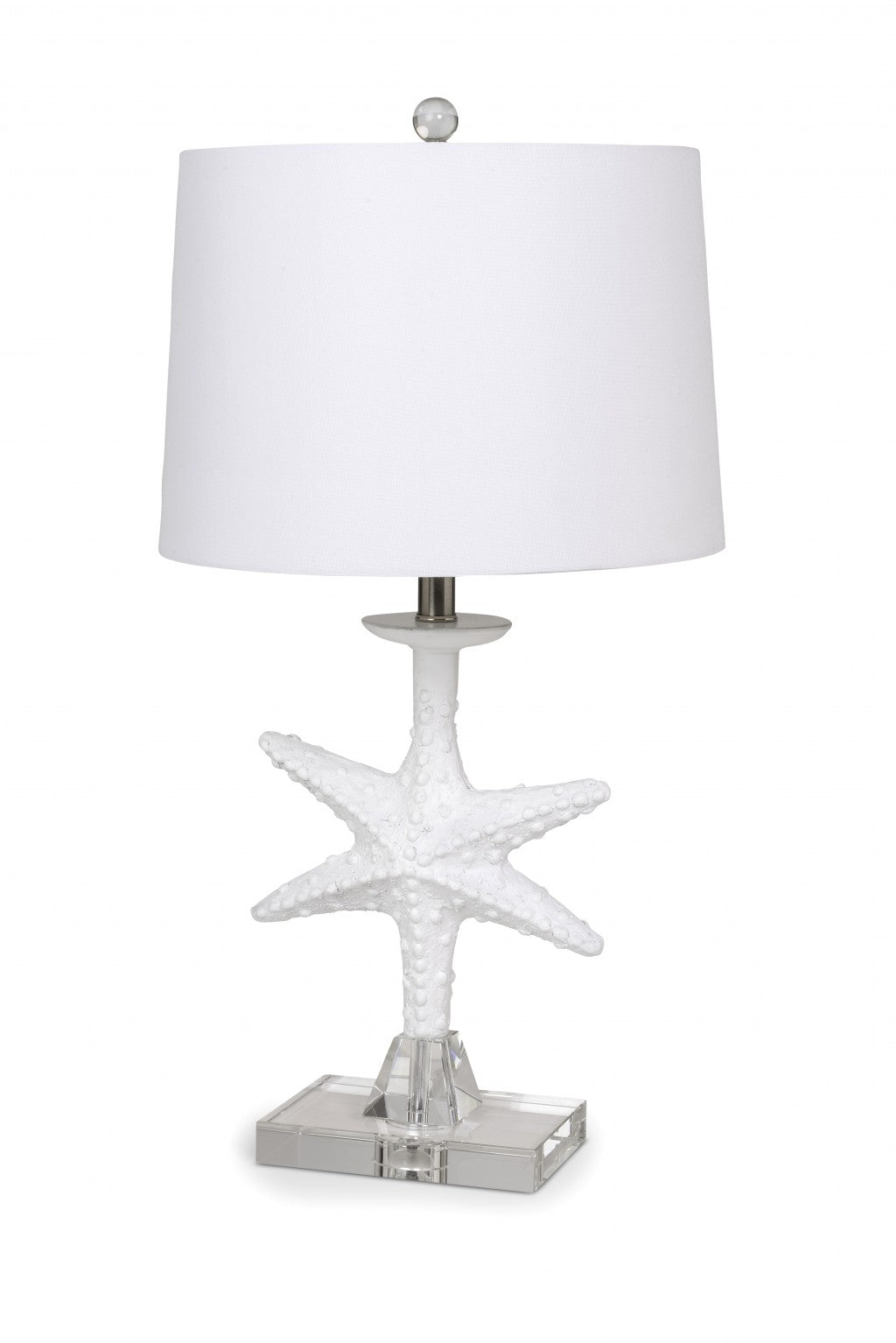 Set of 2 White Coastal Starfsh Table Lamps - 99fab 