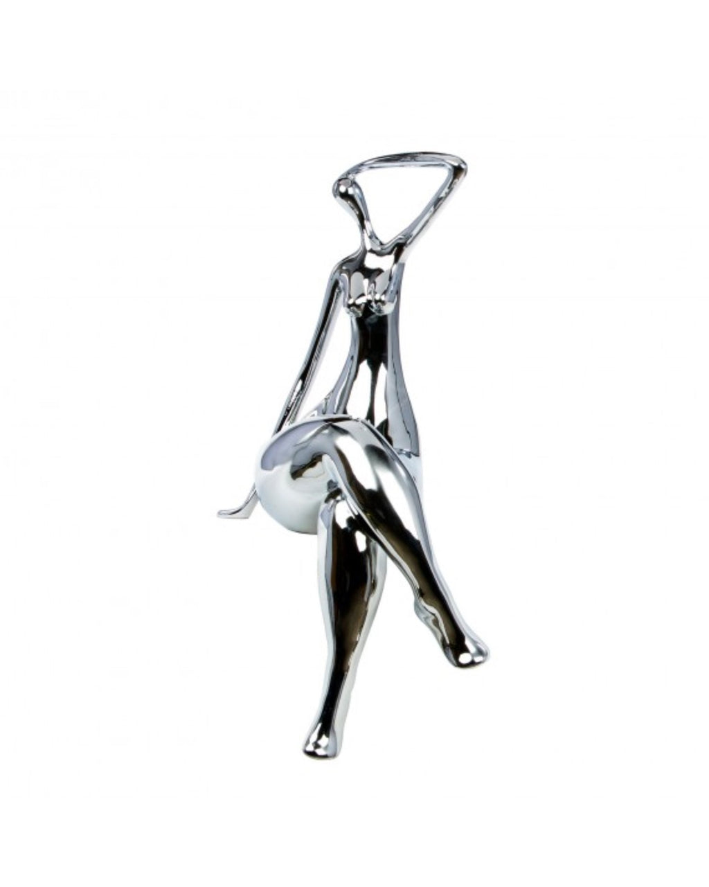 Silver Women Posing Sculpture - 99fab 