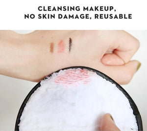 3pcs Reusable Microfiber Facial Makeup Remover Puff - makeup remover - 99fab.com