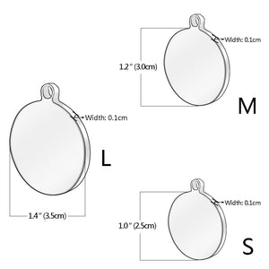 Stainless Steel Personalized Pet Dog ID Tag Anti-lost Free Engraving