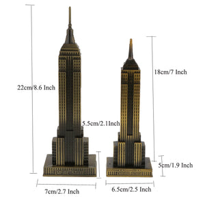 NEO Antique Bronze American Empire State Building - 99FAB