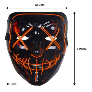 Halloween LED Mask Purge Light Up Glowing Masks