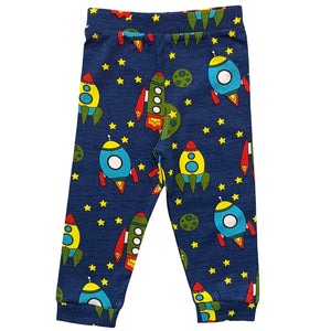 Baby Boys Layette Space Ship Onesie Pants Cap 3pc Gift Set Clothing