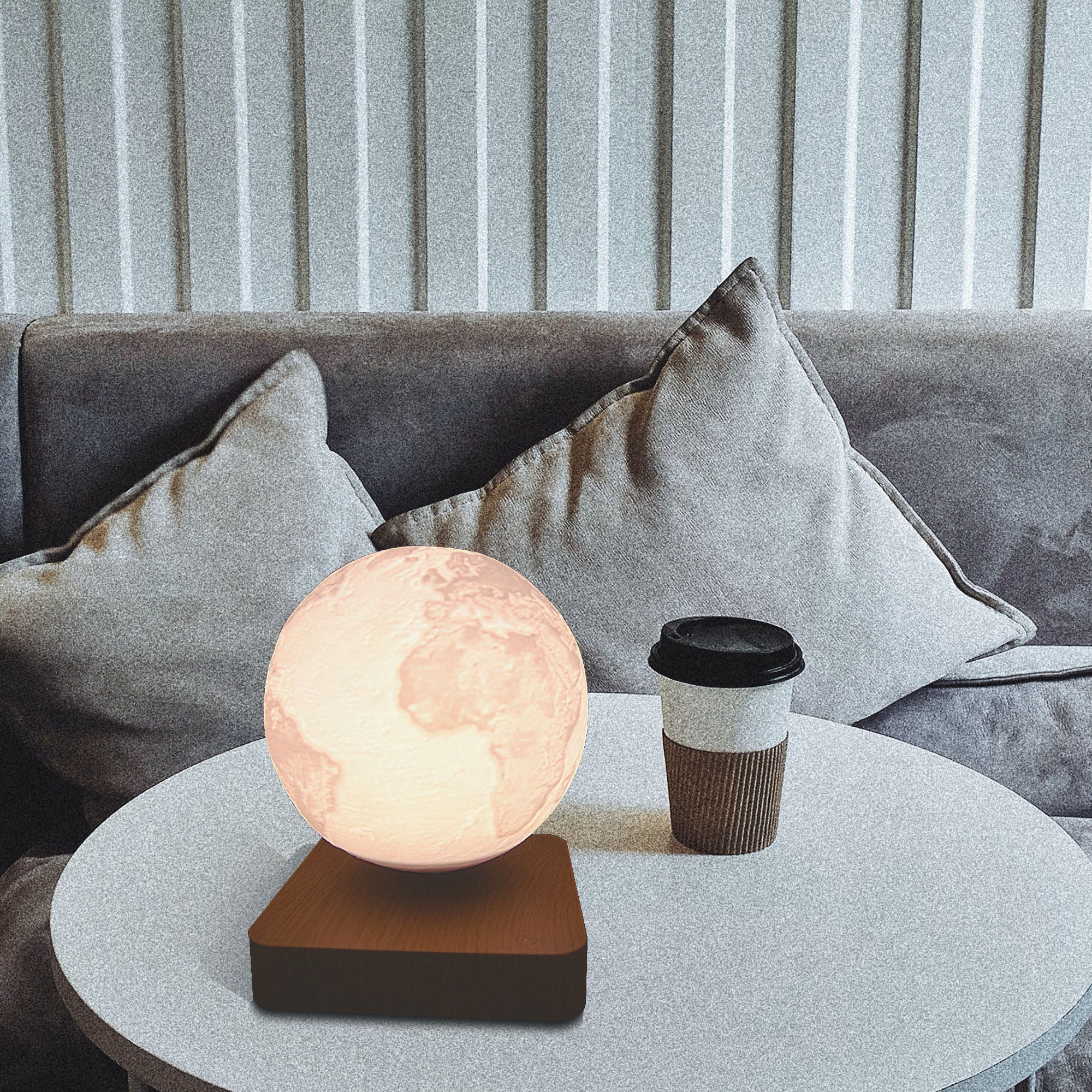 Levitation Earth Lamp, 3D Print Floating Earth