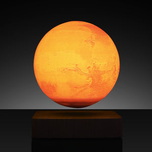 Levitation Mars Lamp, 3D Print Floating Mars