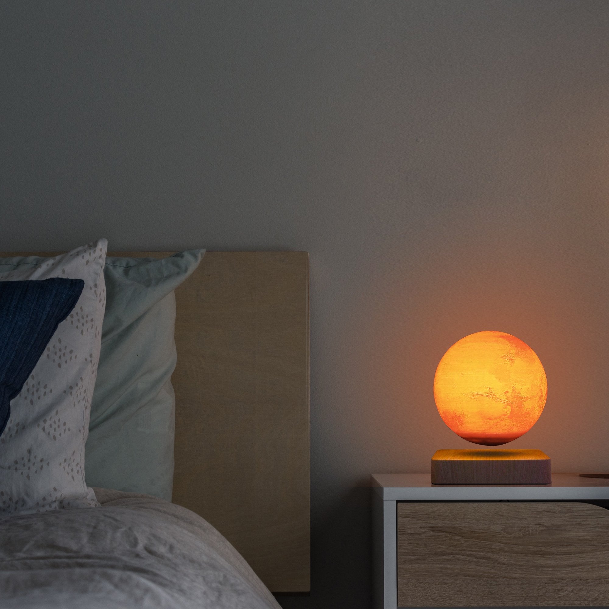 Levitation Mars Lamp, 3D Print Floating Mars