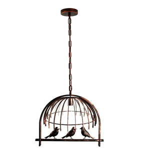 Modern Retro Industrial Bird Cage Hanging Pendant Light E26