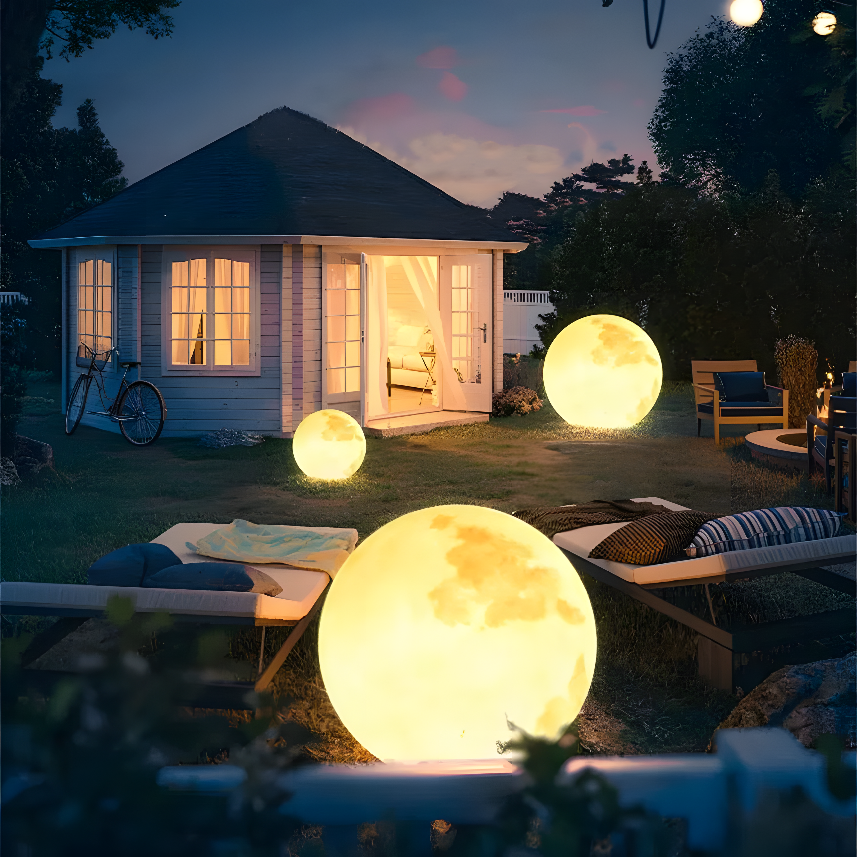 LED Moon Indoor & Outdoor Floor Lamp-0