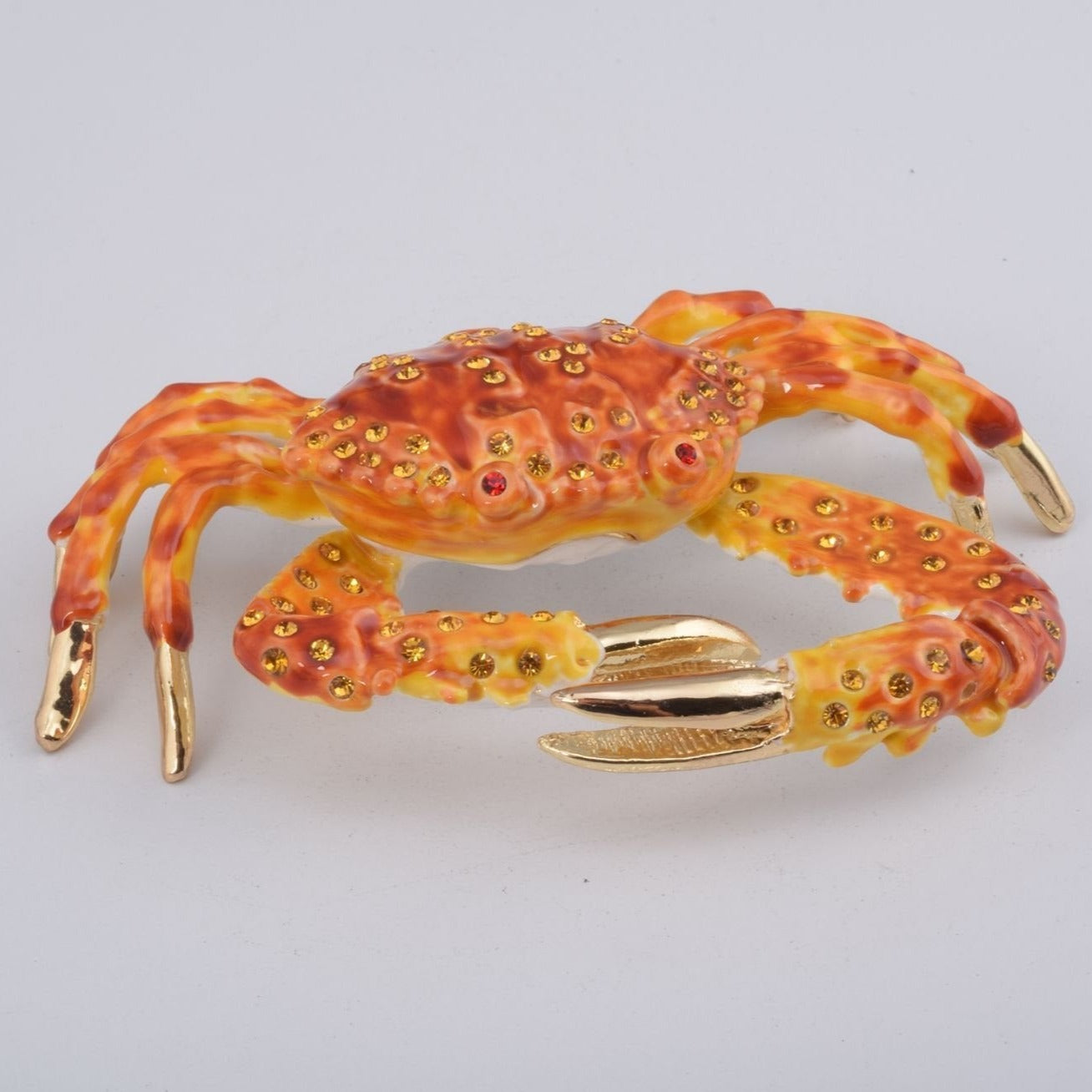 Orange Crab trinket box-0