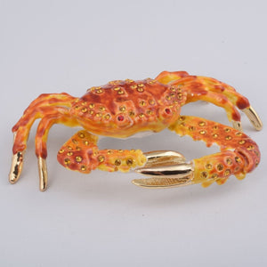 Orange Crab trinket box-0