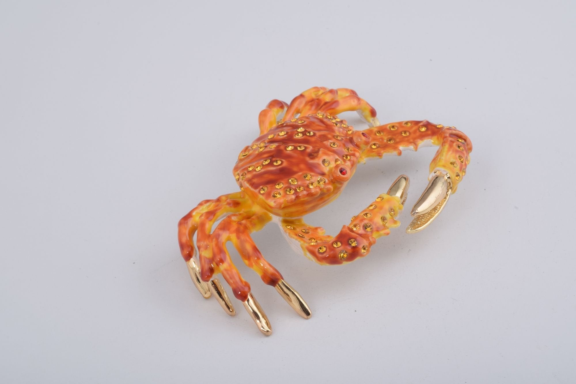 Orange Crab trinket box-2