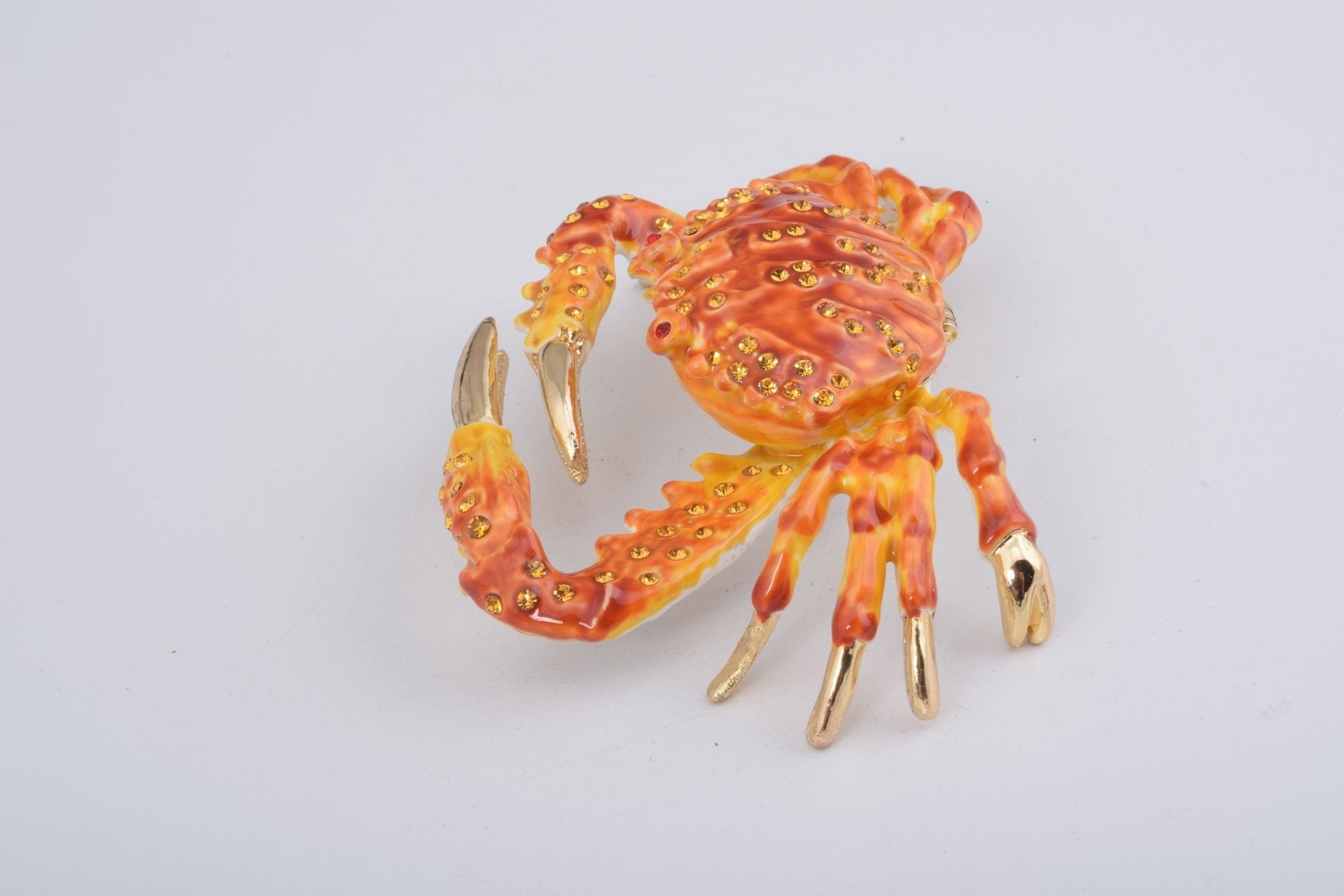 Orange Crab trinket box-8