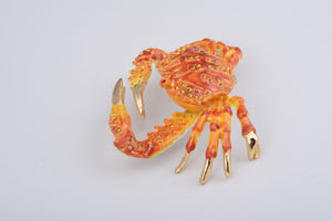 Orange Crab trinket box-5