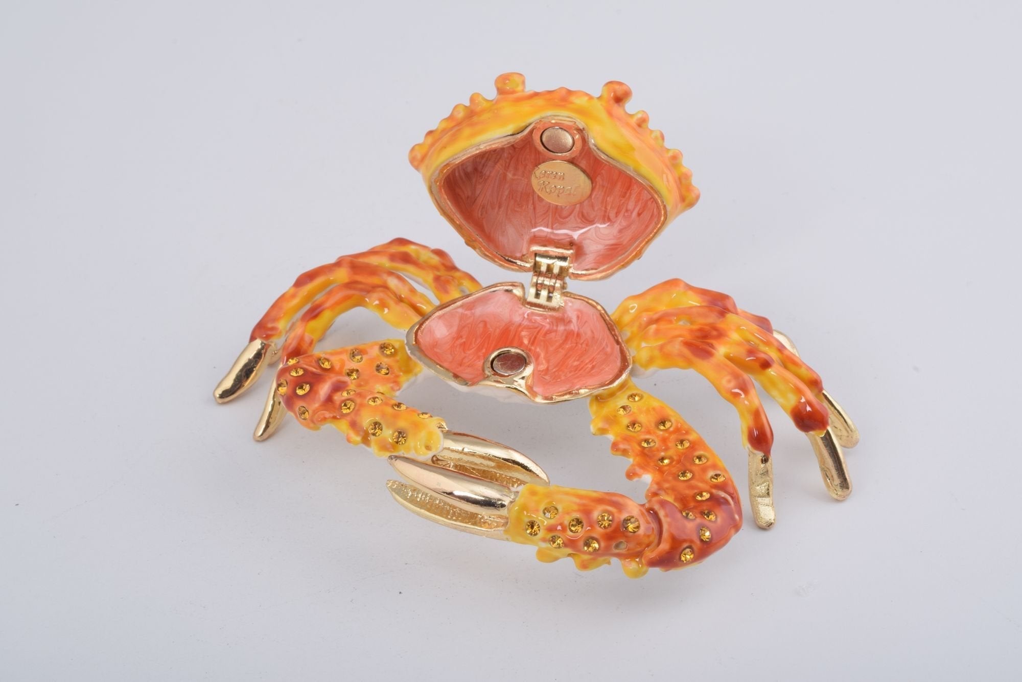 Orange Crab trinket box-6