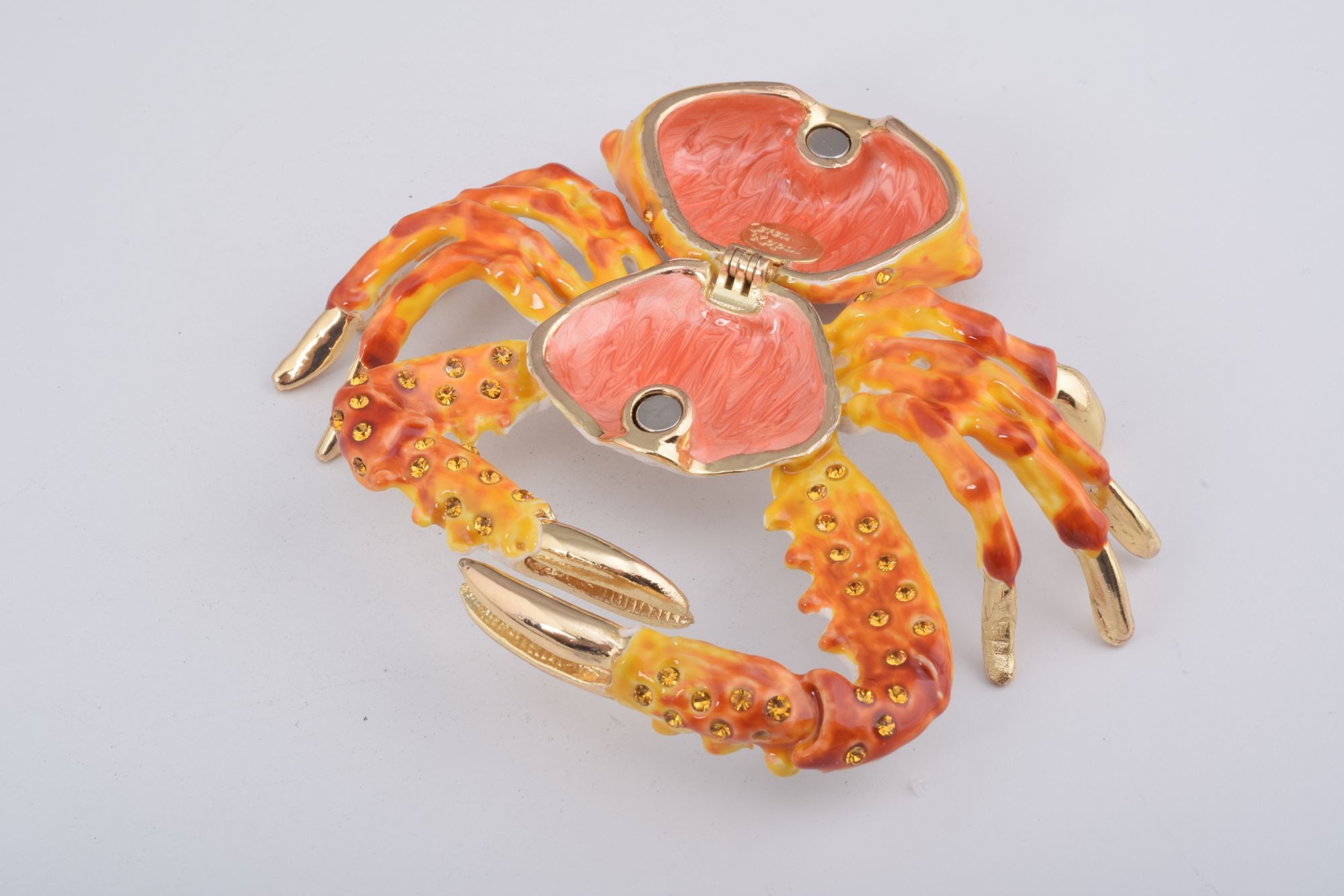 Orange Crab trinket box-11