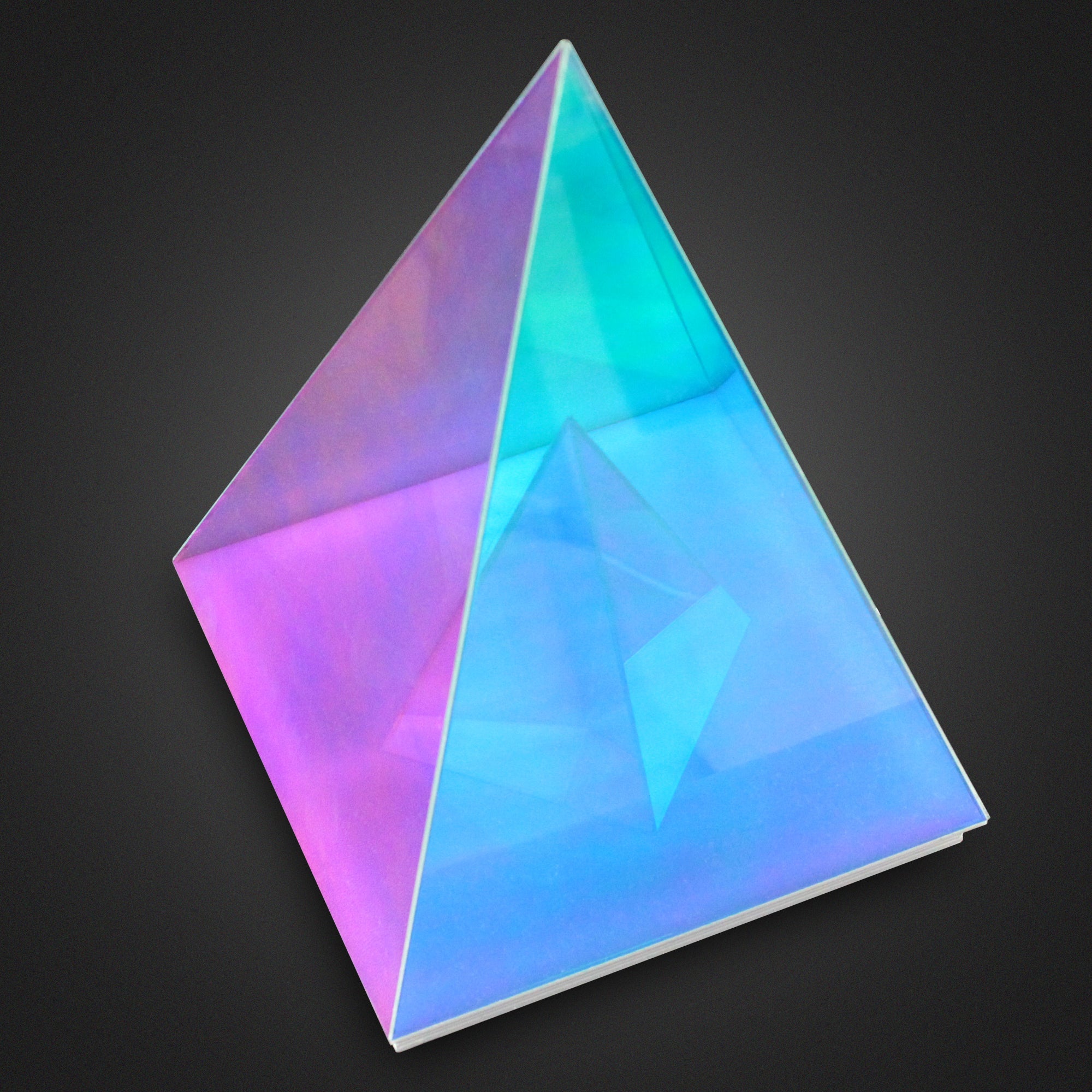 Trigon Acrylic Pyramid Lamp