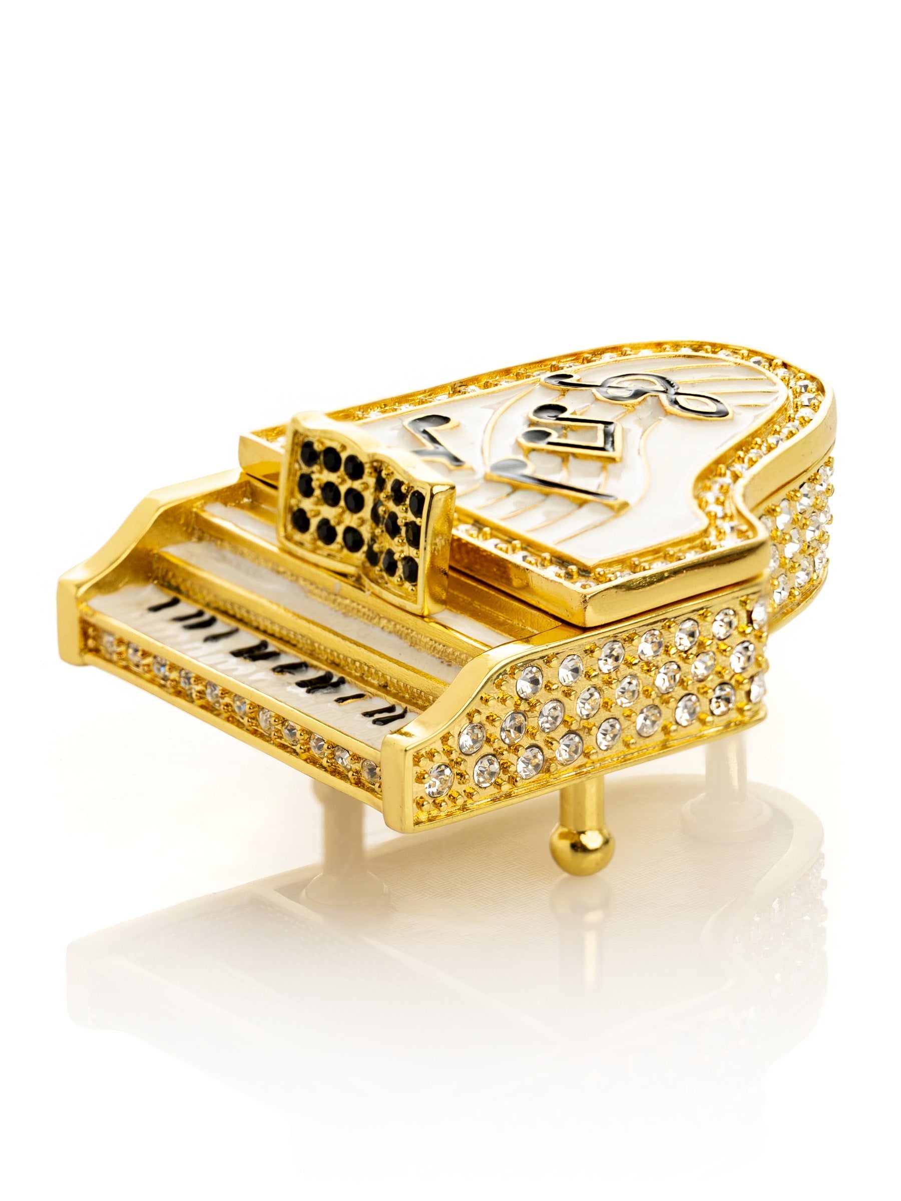 Golden White Piano-3