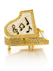 Golden White Piano-4