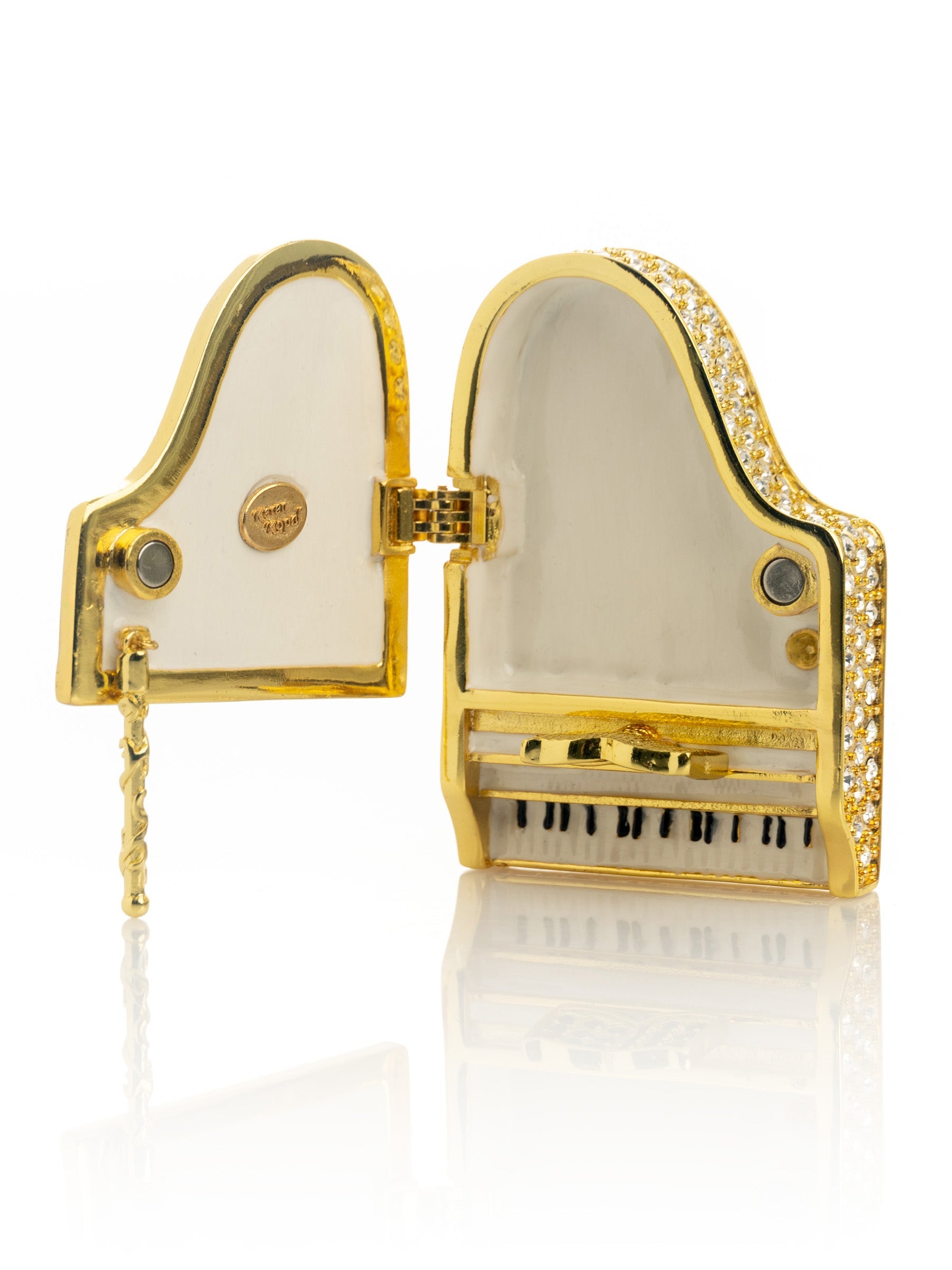 Golden White Piano-6