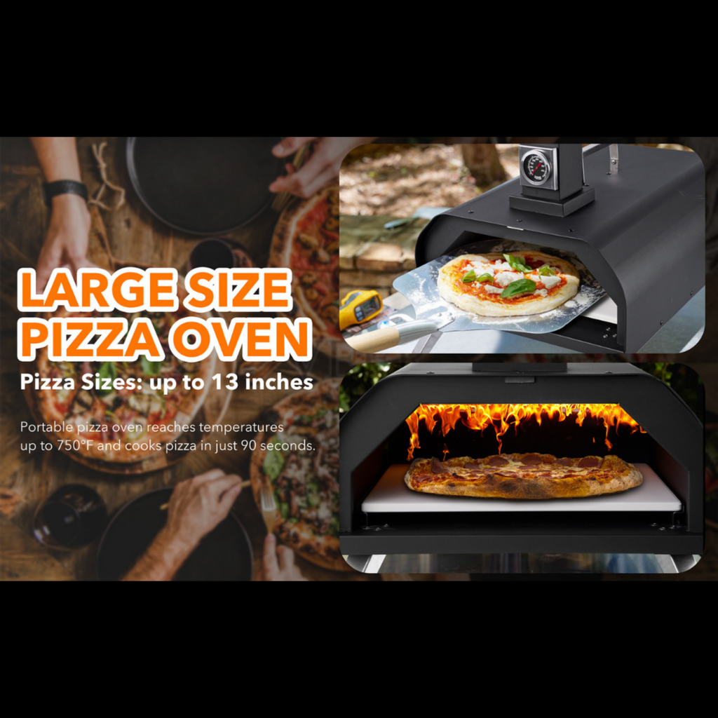 Stainless Steel Outdoor Pizza Oven-0