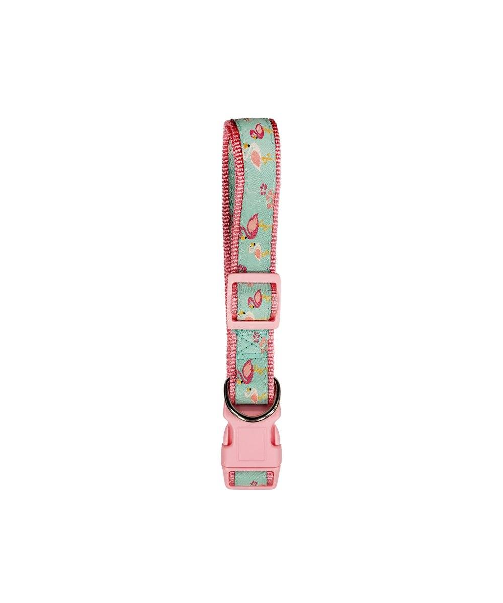 Designer Dog Collar - Flamingo - 99fab 