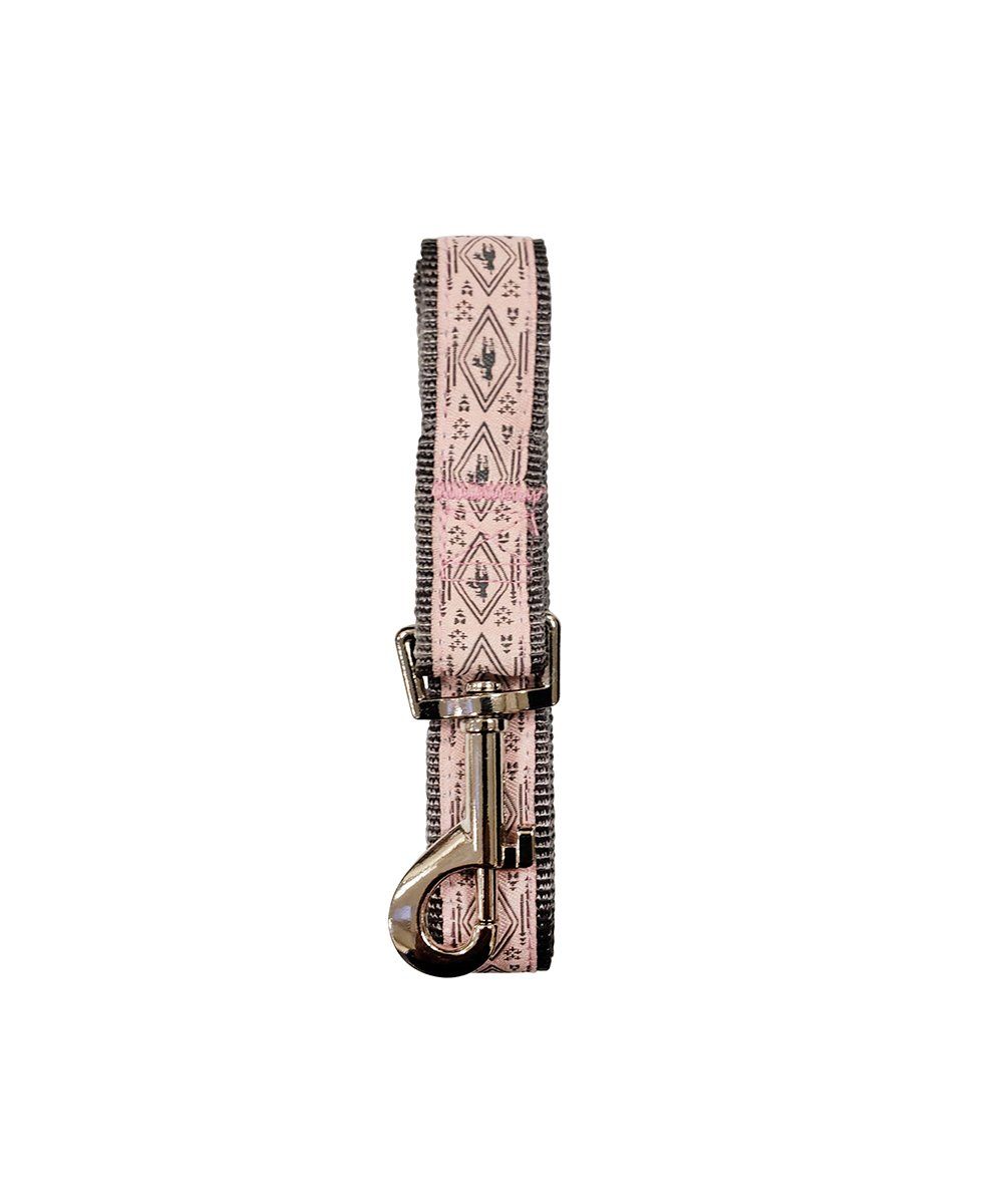 Designer Dog Leash - Unicorn Pink & Gray - 6ft
