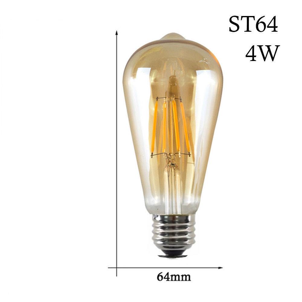 Vintage Style Led Bulb ST64 E26 4W LED Bulb Pack 5