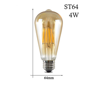 Vintage Style Led Bulb ST64 E26 4W LED Bulb Pack 5