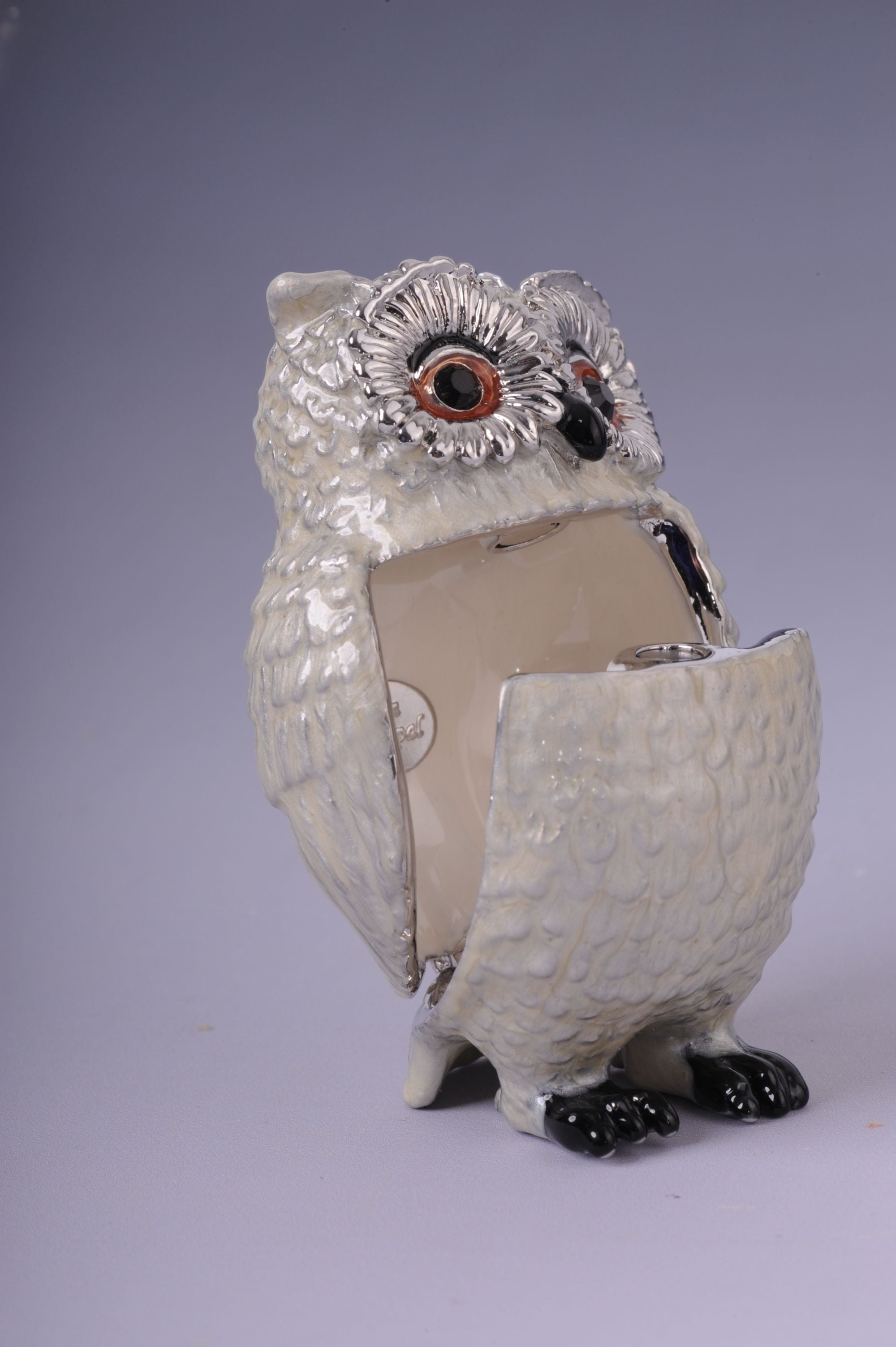 Silver and White Owl-6