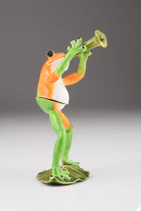 Trumpet Playing Frog