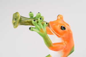 Trumpet Playing Frog