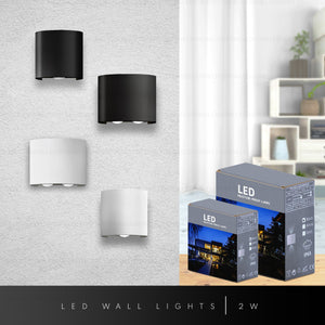 Modern LED Wall Lights IP54 rainproof Aluminum Wall Lamp for Indoor & Outdoor Lighting-9