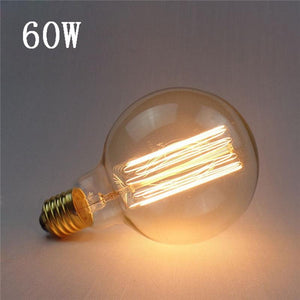 E26 G95 60W Vintage Retro Industrial Filament Dimmable Bulb~1049-2