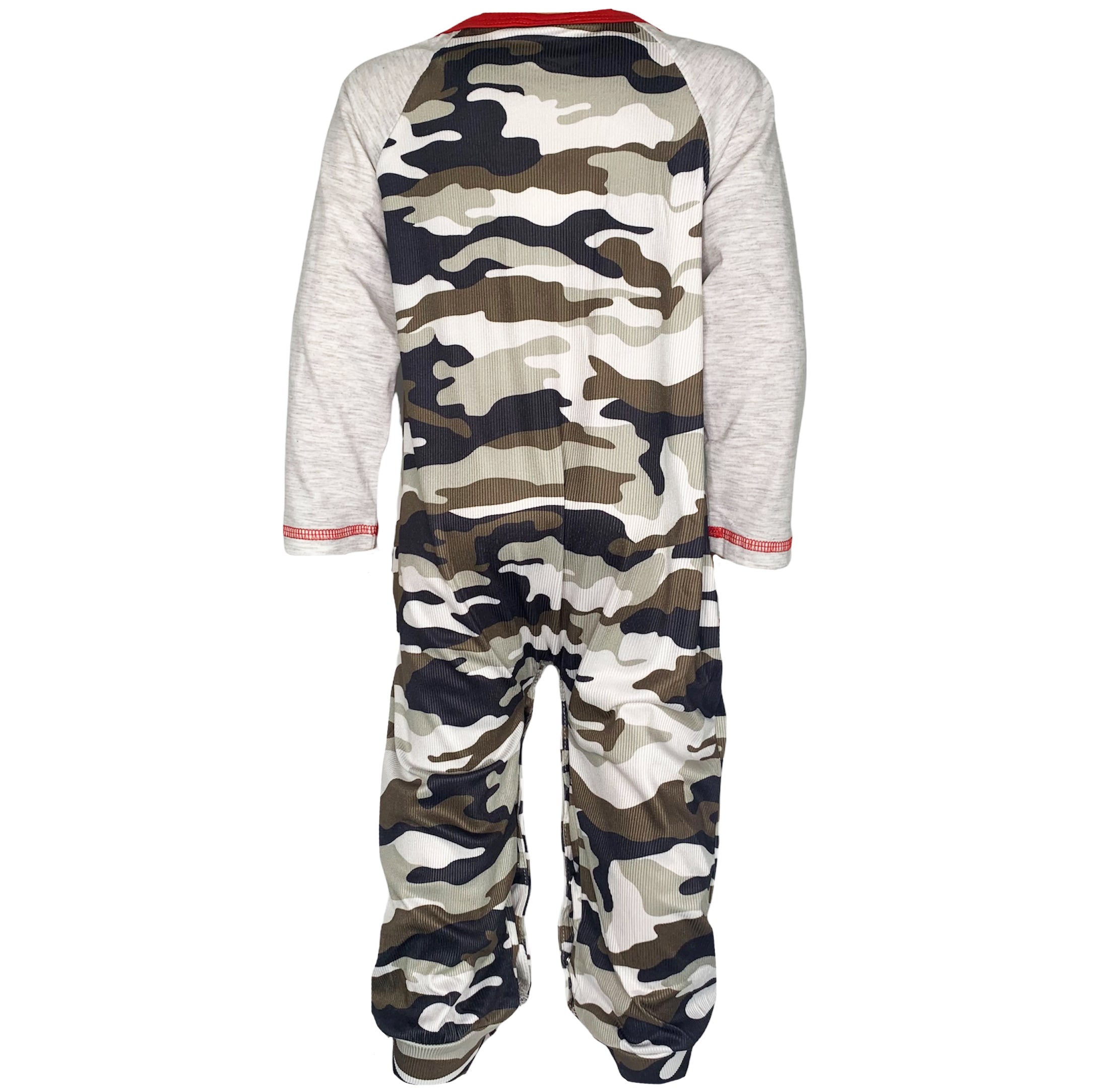 Baby Boys Holiday Reindeer Santa Christmas Camouflage Romper- AL Limited