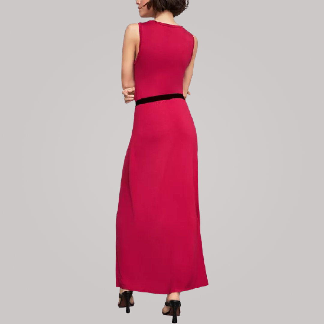 Twofer Knit Maxi Dress