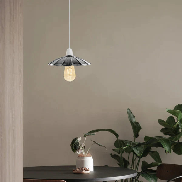 Industrial Wavy Shade Lampshade Ceiling Pendant Light~1762-2