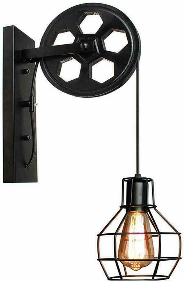 Wheel Light Wall Lamp Lighting Black - 99fab 