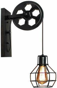 Wheel Light Wall Lamp Lighting Black